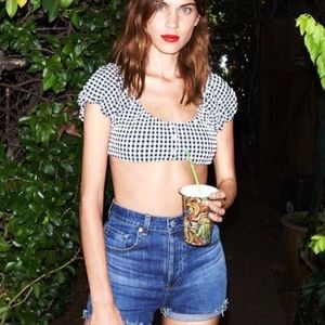 Alexa Chung for AG jeans high waist short